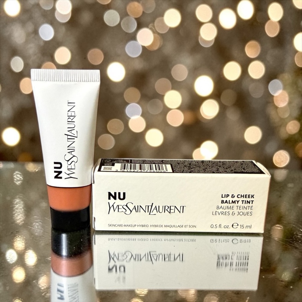🧡YVES SAINT LAURENT🧡NU Lip & Cheek Balmy Tint in NU Pinch/NIB